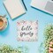 Spring Decor Farmhouse Spring Desk Decorations Wooden Sign, Hello Spring Wood Plaque